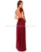Tricks Of The Trade Burgundy Maxi Dress (Convertible Dress)